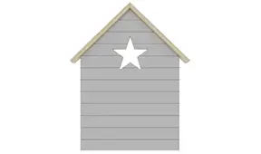 Cabecero casita infantil Star