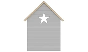 Cabecero casita infantil Star