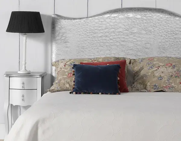 Cabecero Vintage Plata Astoria