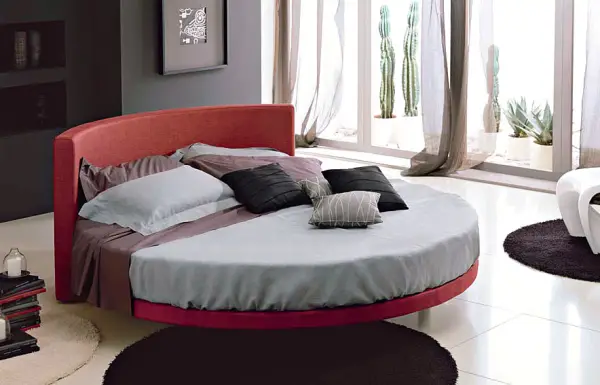 Cama Redonda tapizada Otelo