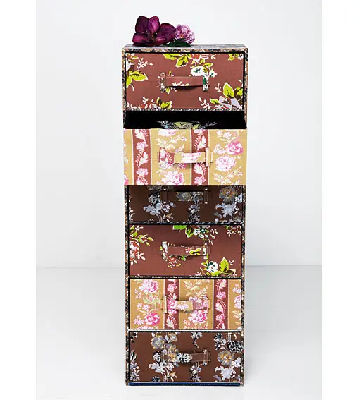 Chiffonier Beige Patchwork