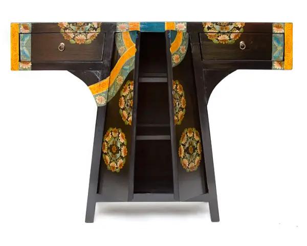 Consola China Kimono Negra