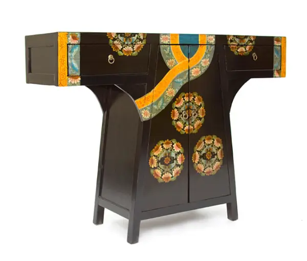 Consola China Kimono Negra