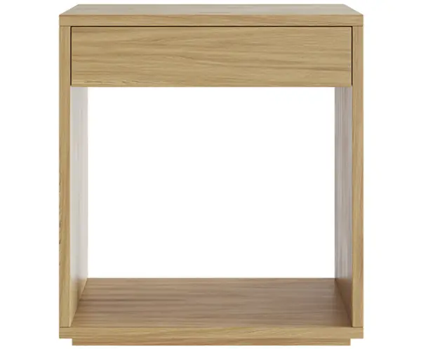 Consola 1 cajón de 80 roble nórdica Osaka
