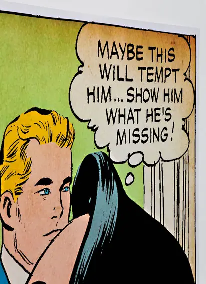 Cuadro Marvel beso
