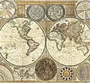 Decoración y cuadros con mapas