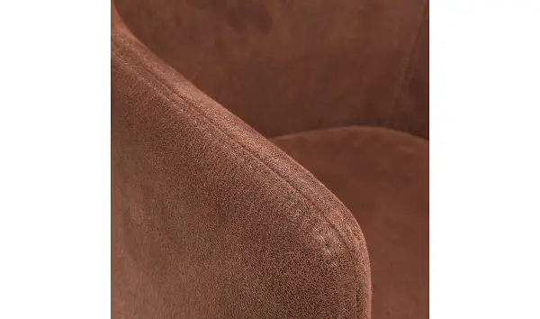 Sillón Danai Eco-nobuck chocolate