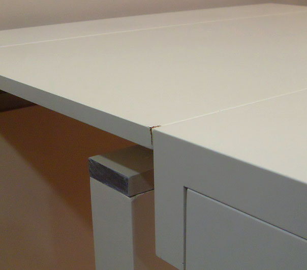 Mesa Consola Extensible Blanca