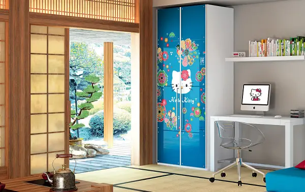 Dormitorio Hello Kitty Oriental
