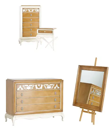 Ambiente de Dormitorio Vintage Kaia