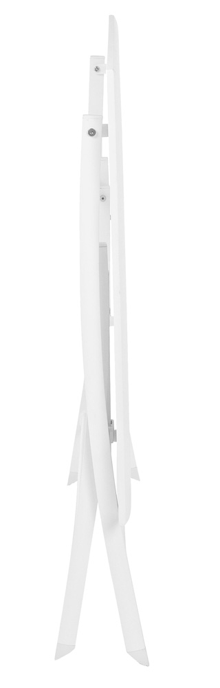 Mesa blanca rectangular de jardín Elin
