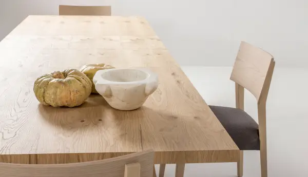 Mesa de comedor extensible madera Carin