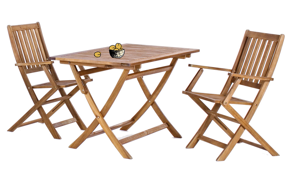 Mesa de jardín rectangular plegable Noemi