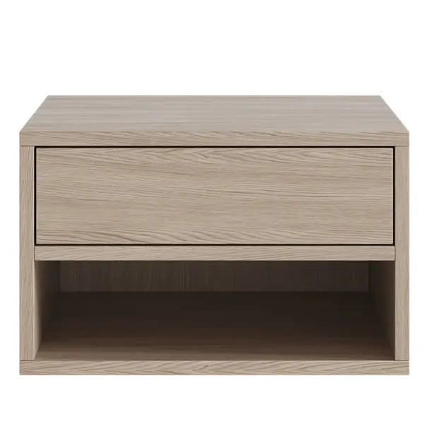 Mesa de noche suspendida 1 cajón Osaka