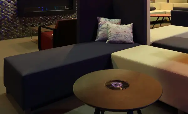 Mesa de centro dico vinilo microcento