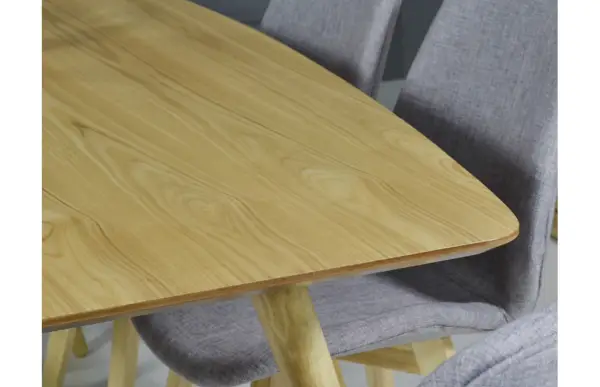 Mesa de comedor nordica Kele