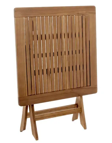 Mesa plegable cuadrada de terraza o balcón Noemi