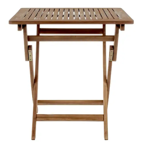 Mesa plegable cuadrada de terraza o balcón Noemi