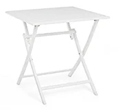 Mesa plegable de jardín blanca de aluminio Mesa plegable de jardín blanca de aluminio