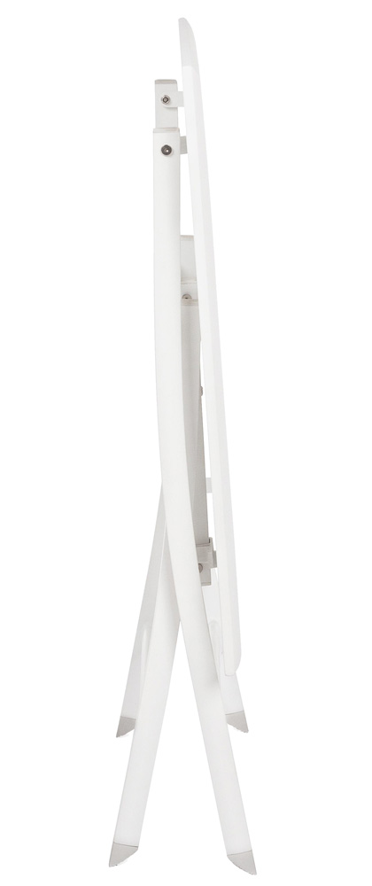 Mesa plegable de jardín blanca Elin