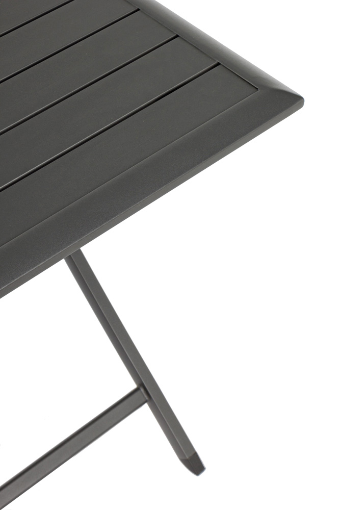 Mesa plegable negra Elin Antrac