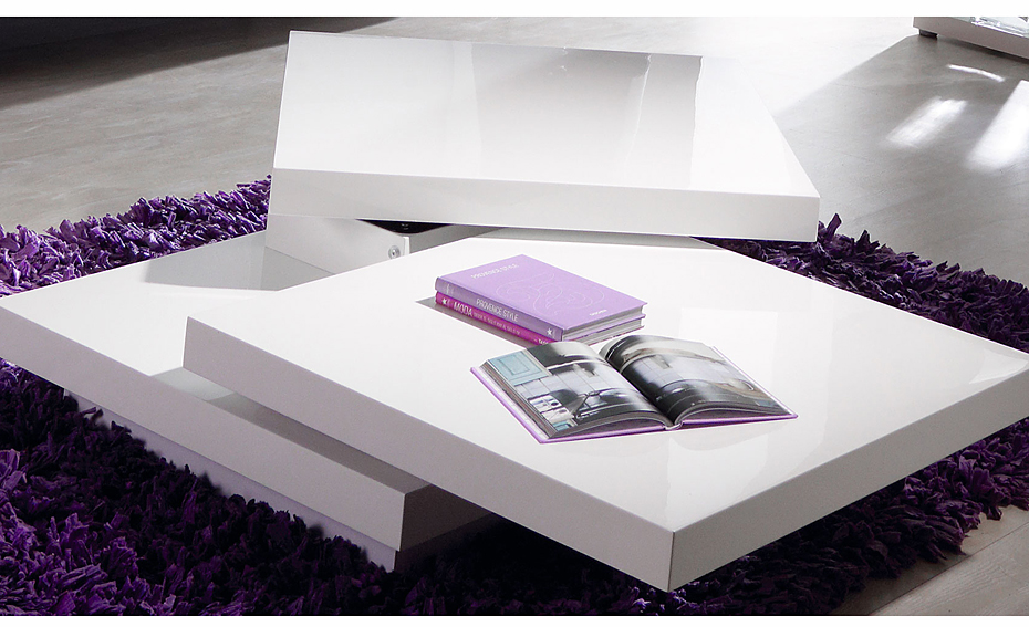 Mesa de Centro blanca Moderna Surat