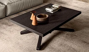 Mesa de centro convertible en mesa de comedor Suegiu Ozzio Italia Mesa de centro convertible en mesa de comedor Suegiu Ozzio Italia