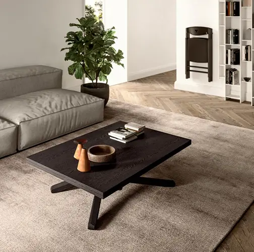 Mesa de centro convertible en mesa de comedor Suegiu Ozzio Italia