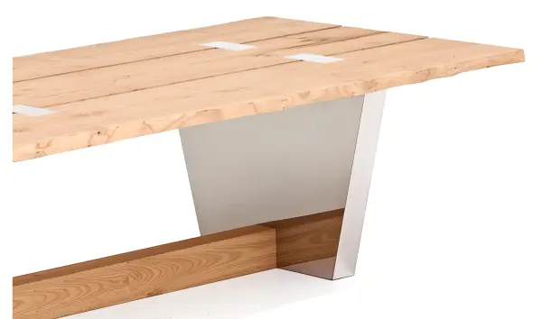Mesa de comedor castaño nórdico Jasper