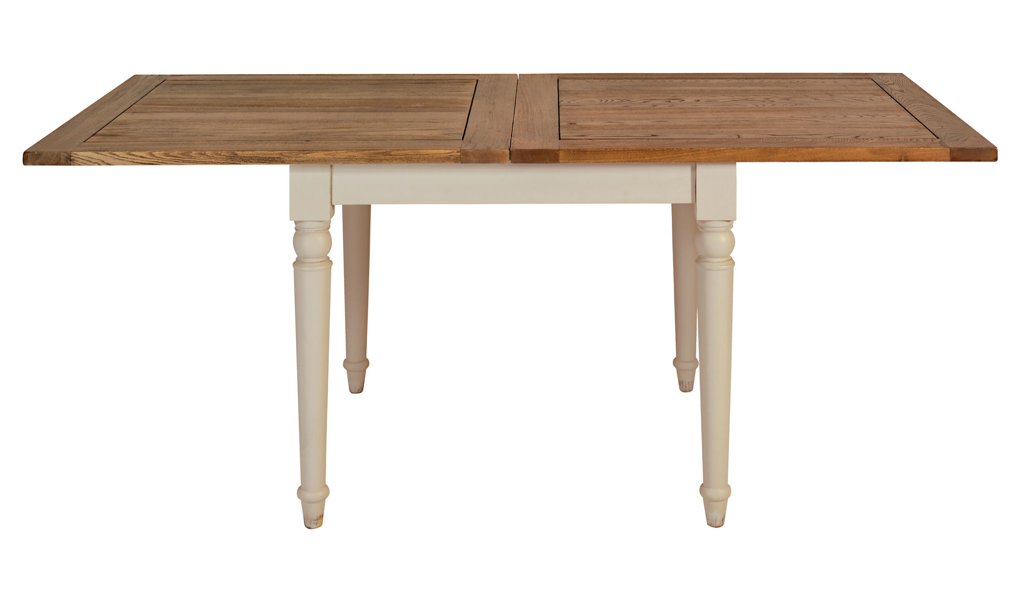 Mesa de Comedor Madera cuadrada extensible Montpellier de lujo en