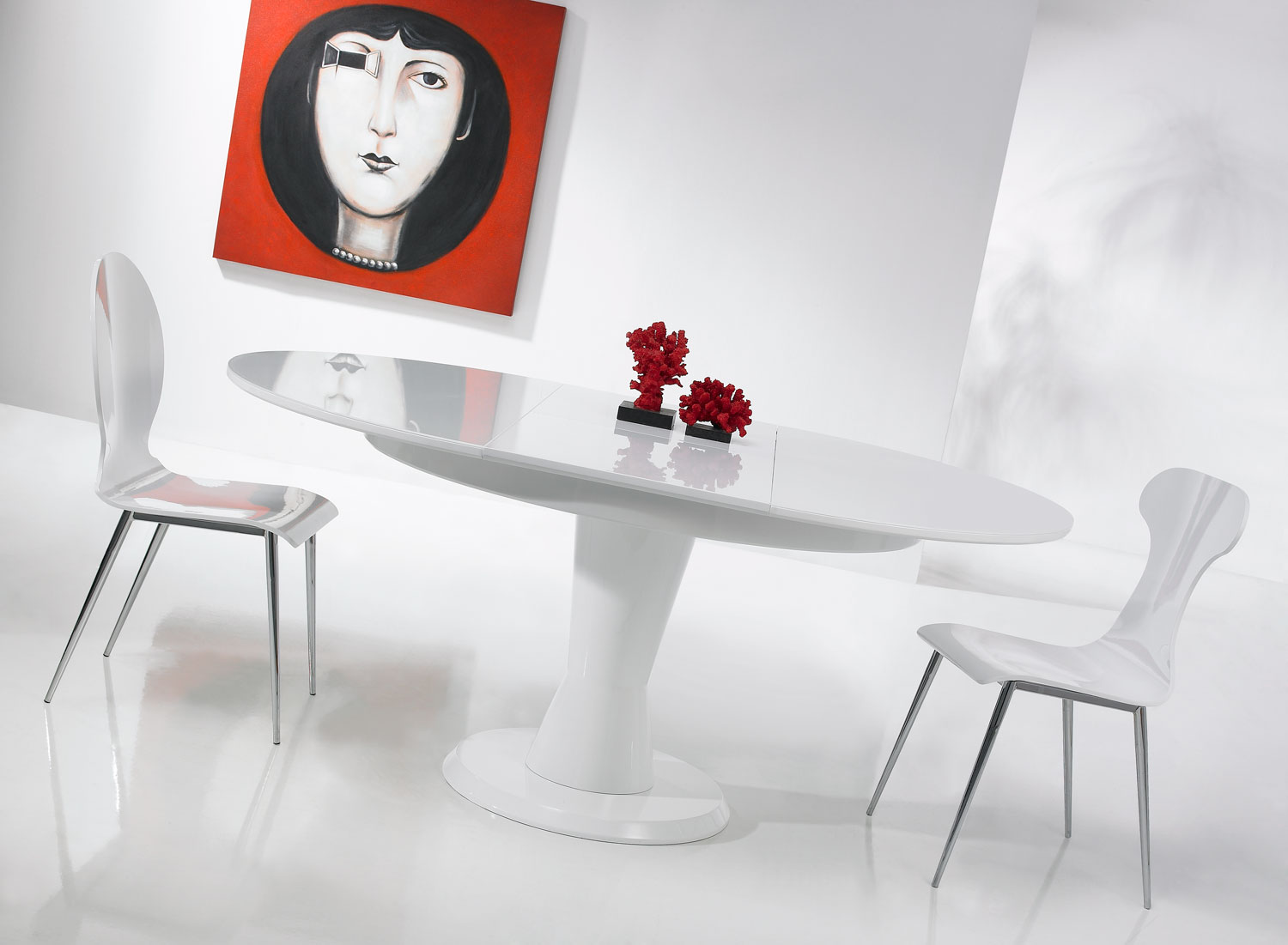 Mesa de Comedor extensible Moderna Dabo