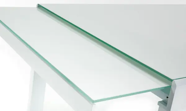 Mesa de Comedor extensible blanca Moderna Abama