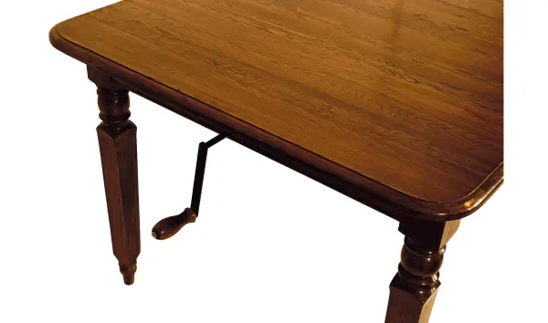 Mesa de comedor extensible con manivela Mombasa