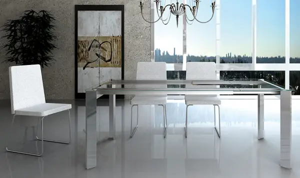 Mesa de Comedor extensible Moderna Marina