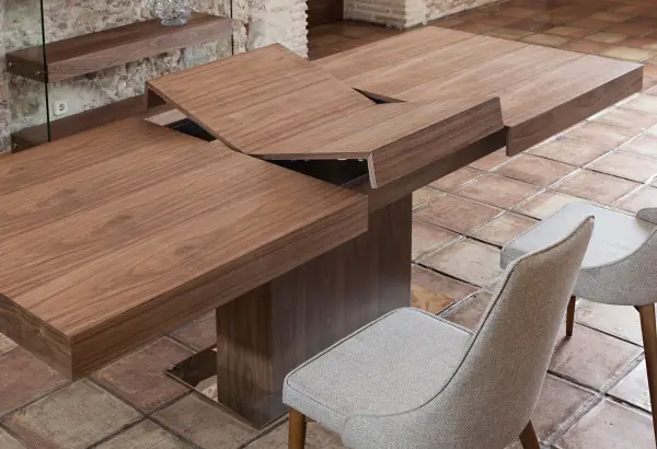 Mesa de comedor extensible Moderna Tarqui