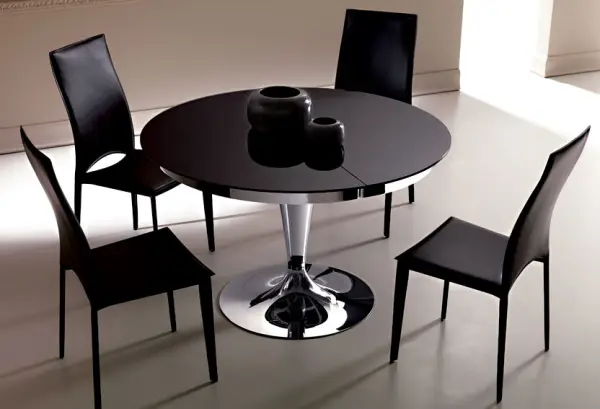 Mesa de comedor extensible laca Moderna Eclipse