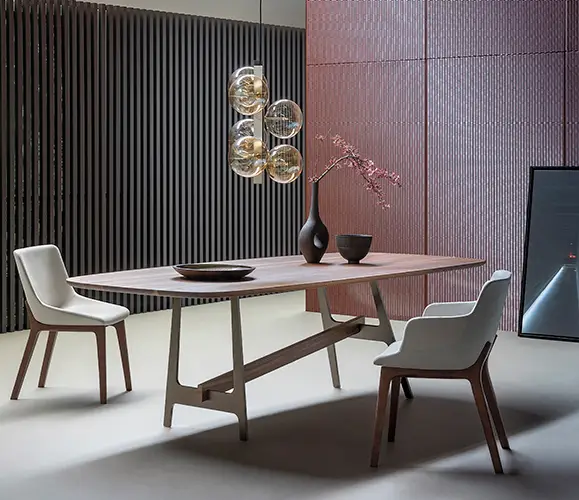 Mesa de comedor madera Slot Bonaldo