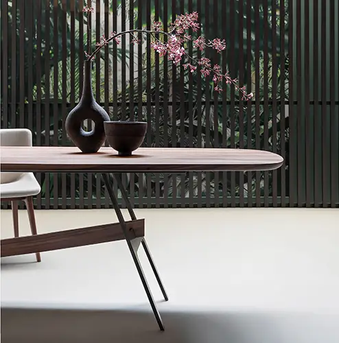 Mesa de comedor madera Slot Bonaldo