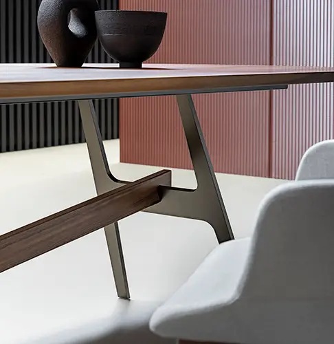 Mesa de comedor madera Slot Bonaldo