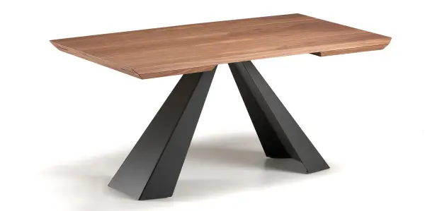 Mesa de comedor extensible madera Moderna Eliot