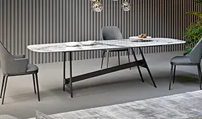 Mesa de comedor cerámica Slot Bonaldo