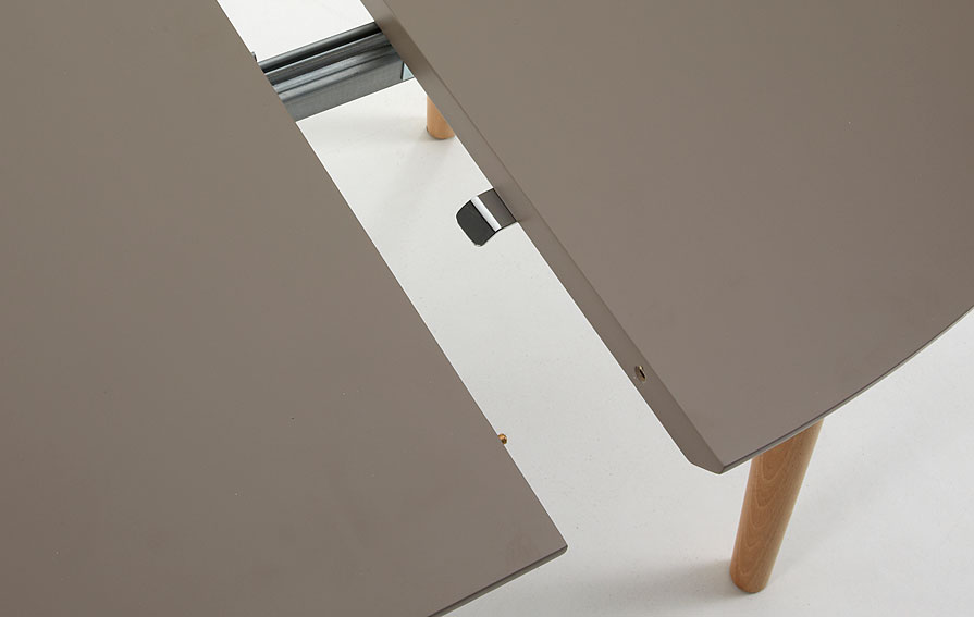 Mesa de Comedor redonda marrón Moderna Oqui