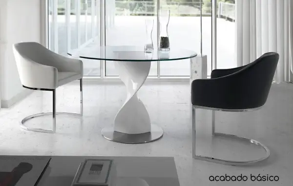 Mesa de comedor redonda Moderna Dendre