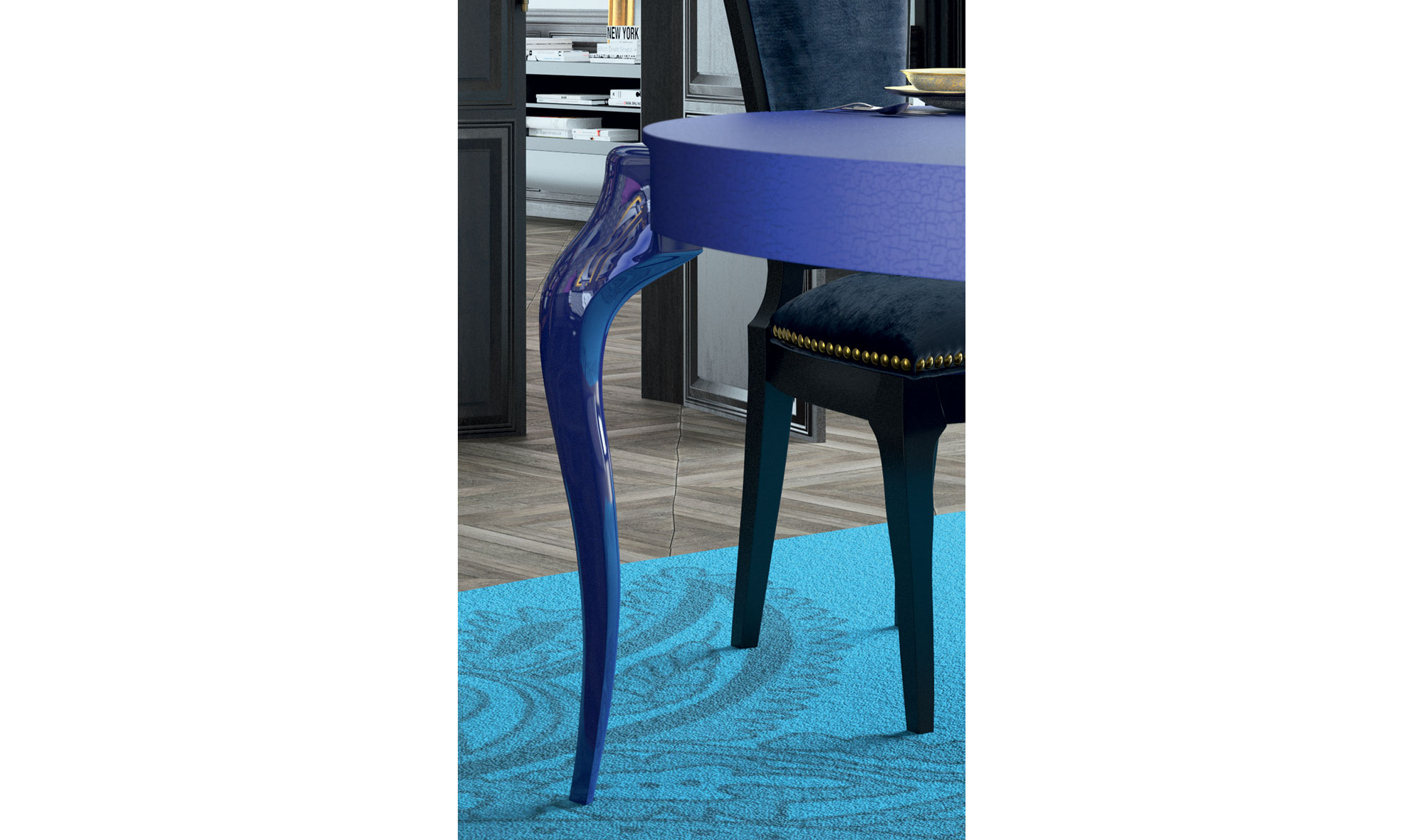 Mesa de comedor redonda moderna Hobo