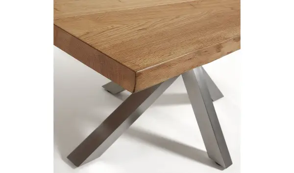 Mesa de comedor roble natural moderna Arya