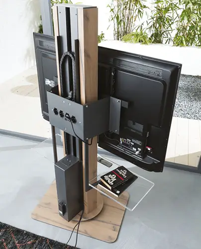 Mesa de televisión giratoria Uno Ozzio Italia