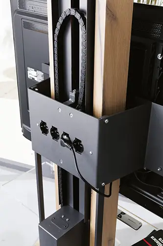 Mesa de televisión giratoria Uno Ozzio Italia