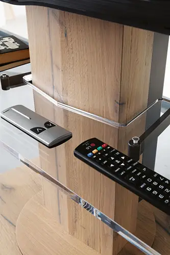 Mesa de televisión giratoria Uno Ozzio Italia