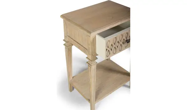 Mesita de noche 1 cajón vintage Artisan