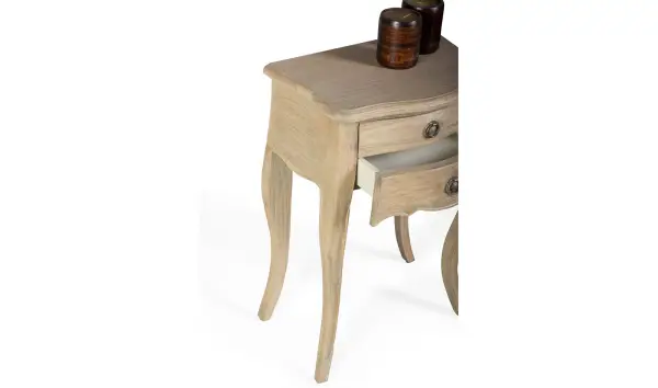 Mesita de noche 2 cajones elysee vintage Artisan